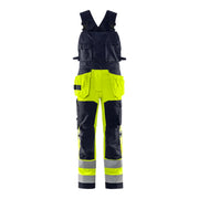 Fristads Flamestat High Vis Craftsman Stretch Amerikaanse Overall Klasse 2 1170 Athf High Vis Geel Marineblauw