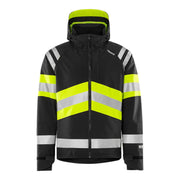 Fristads High Vis Green Stretch Shelljack Klasse 1 4684 Glps Art. Nr 301932 High Vis Geel Zwart