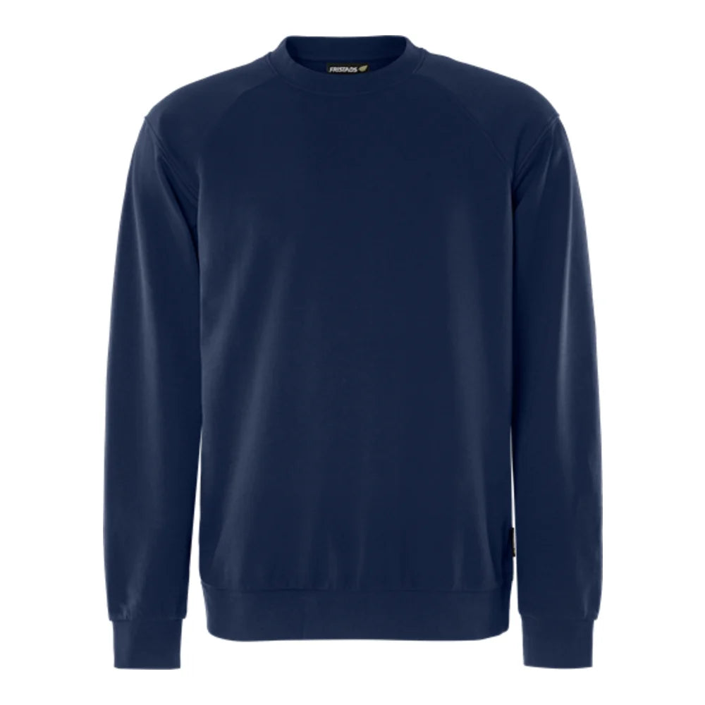 Fristads Green Sweatshirt Van Biologisch Katoen 7611 Gks Marineblauw