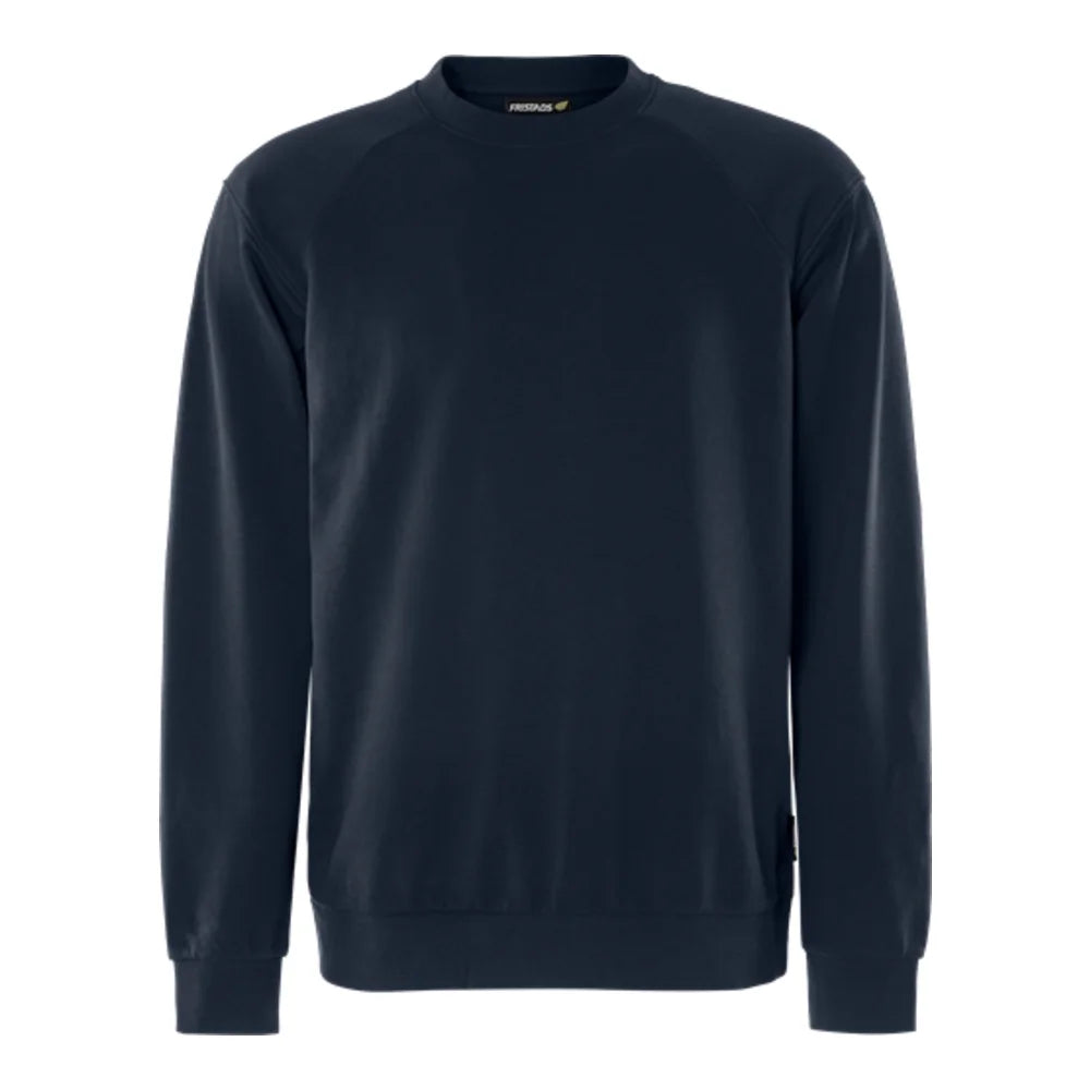 Fristads Green Sweatshirt Van Biologisch Katoen 7611 Gks Donker Marineblauw