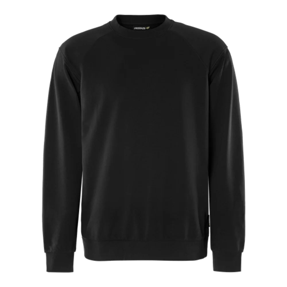 Fristads Green Sweatshirt Van Biologisch Katoen 7611 Gks Zwart