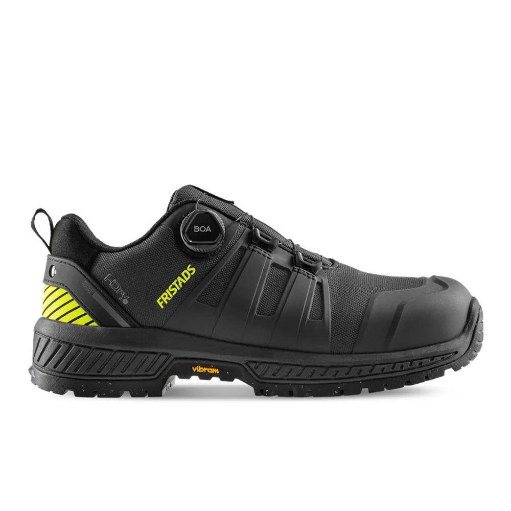 Fristads Fristads Comfortstep Veiligheidsschoenen Waterdicht S7S Laag Antracietgrijs High Vis Geel