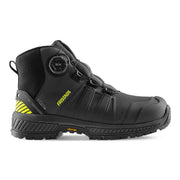 Fristads Fristads Comfortstep Veiligheidsschoenen Waterdicht S7S Mid Antracietgrijs High Vis Geel