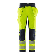 Fristads Flamestat Green High Vis Werkbroek Klasse 2 2952 Gfs High Vis Geel Marineblauw