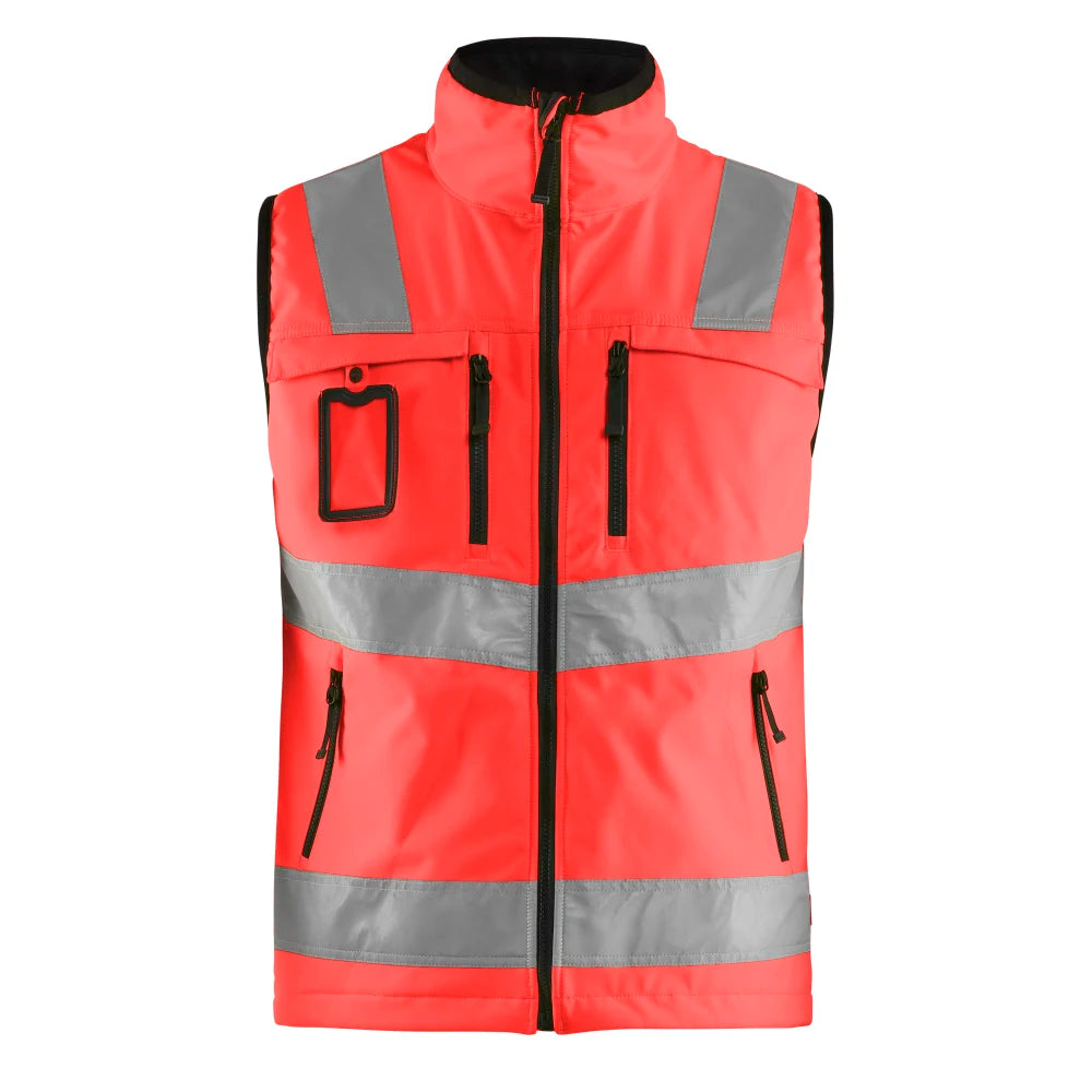 Blaklader 3049 2517 Softshell Vest High Vis High Vis Rood
