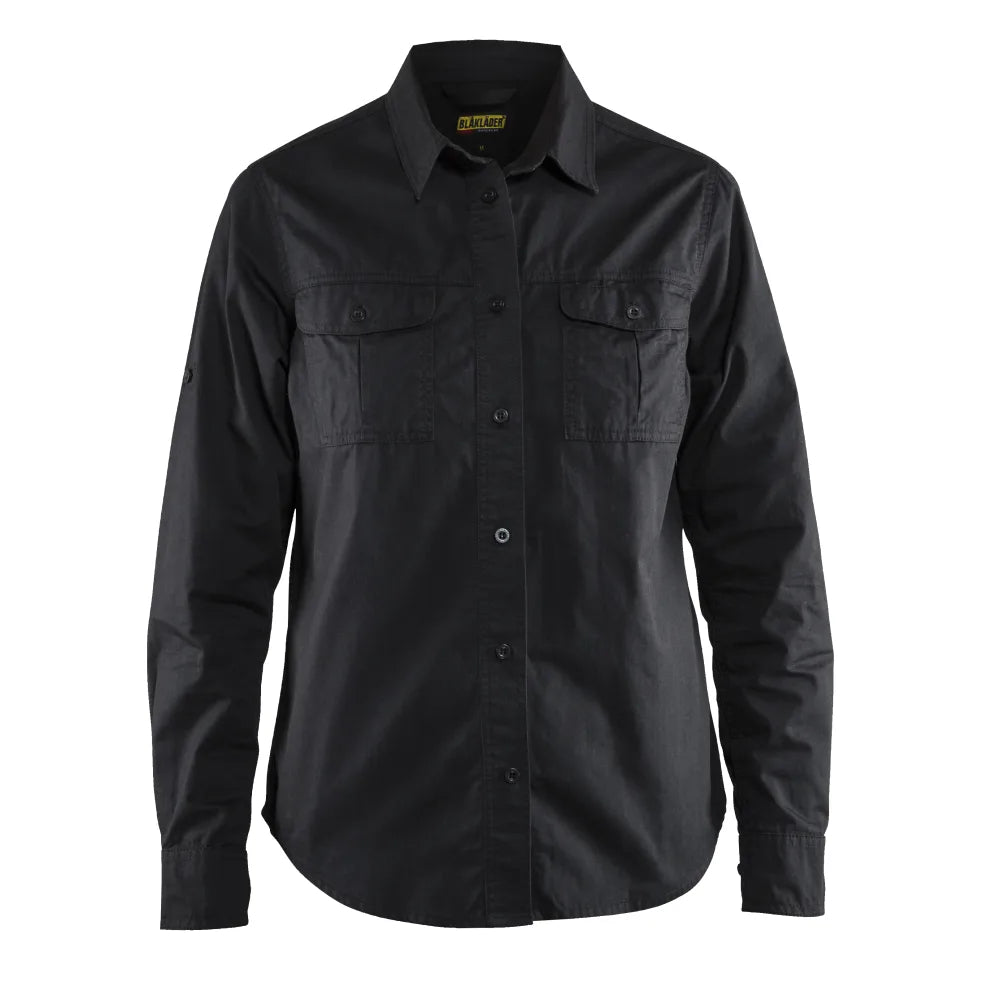 Blaklader 3208 1135 Dames Overhemd Twill Zwart
