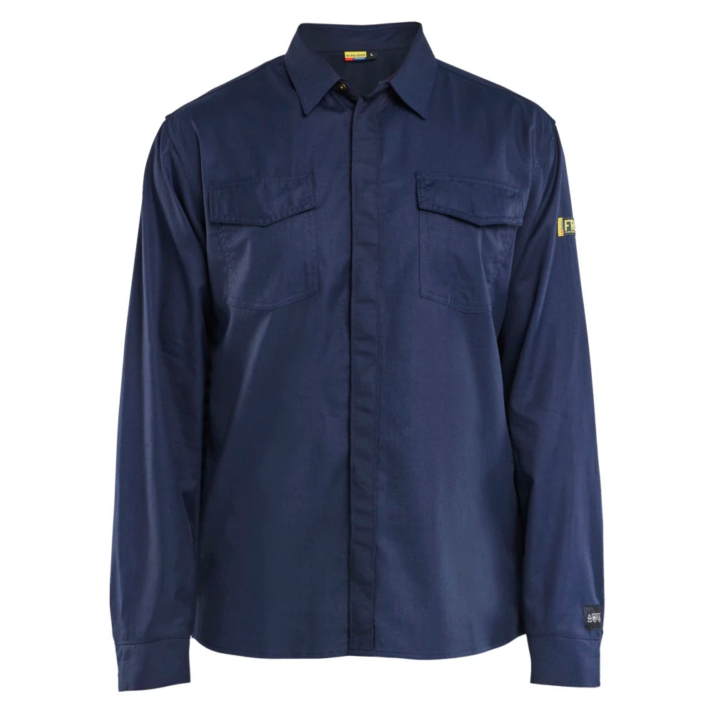 Blaklader 3227 1515 Overhemd Vlamvertragend Marineblauw