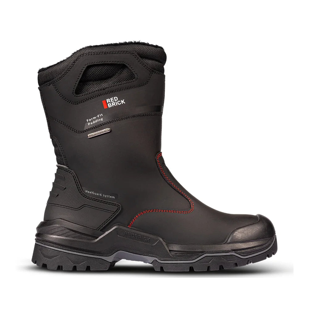 Redbrick Boot Black Wool S7S Werklaarzen