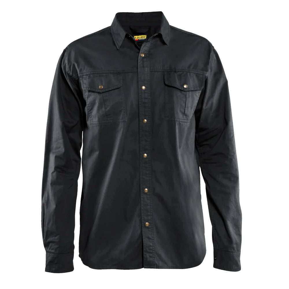 Blaklader 3297 1135 Overhemd Twill Zwart