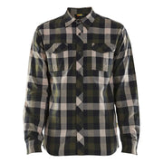 Blaklader 3299 1152 Overhemd Flanel Groen Zwart