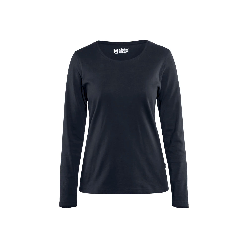 Blaklader 3301 1032 Dames T-Shirt Lange Mouwen Donker Marineblauw