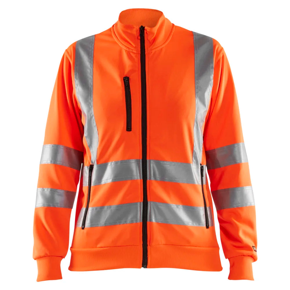 Blaklader 3308 1974 Dames Sweatshirt Met Rits High Vis High Vis Oranje