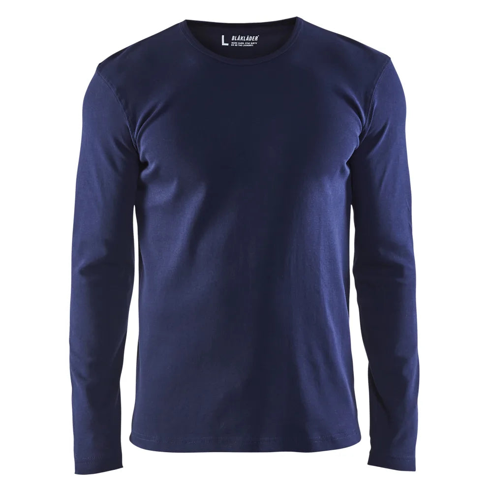Blaklader 3314 1032 T-Shirt Lange Mouwen Marineblauw