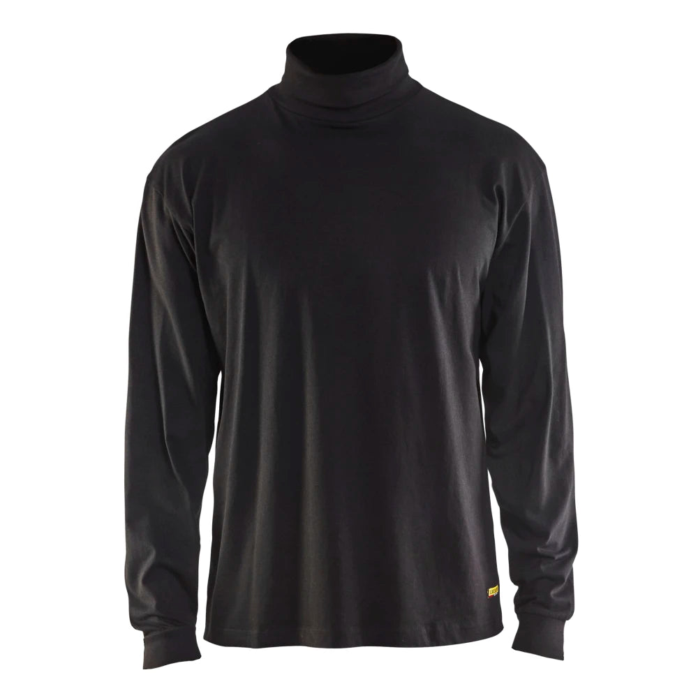 Blaklader 3320 1040 T-Shirt Lange Mouwen Met Rolkraag Zwart