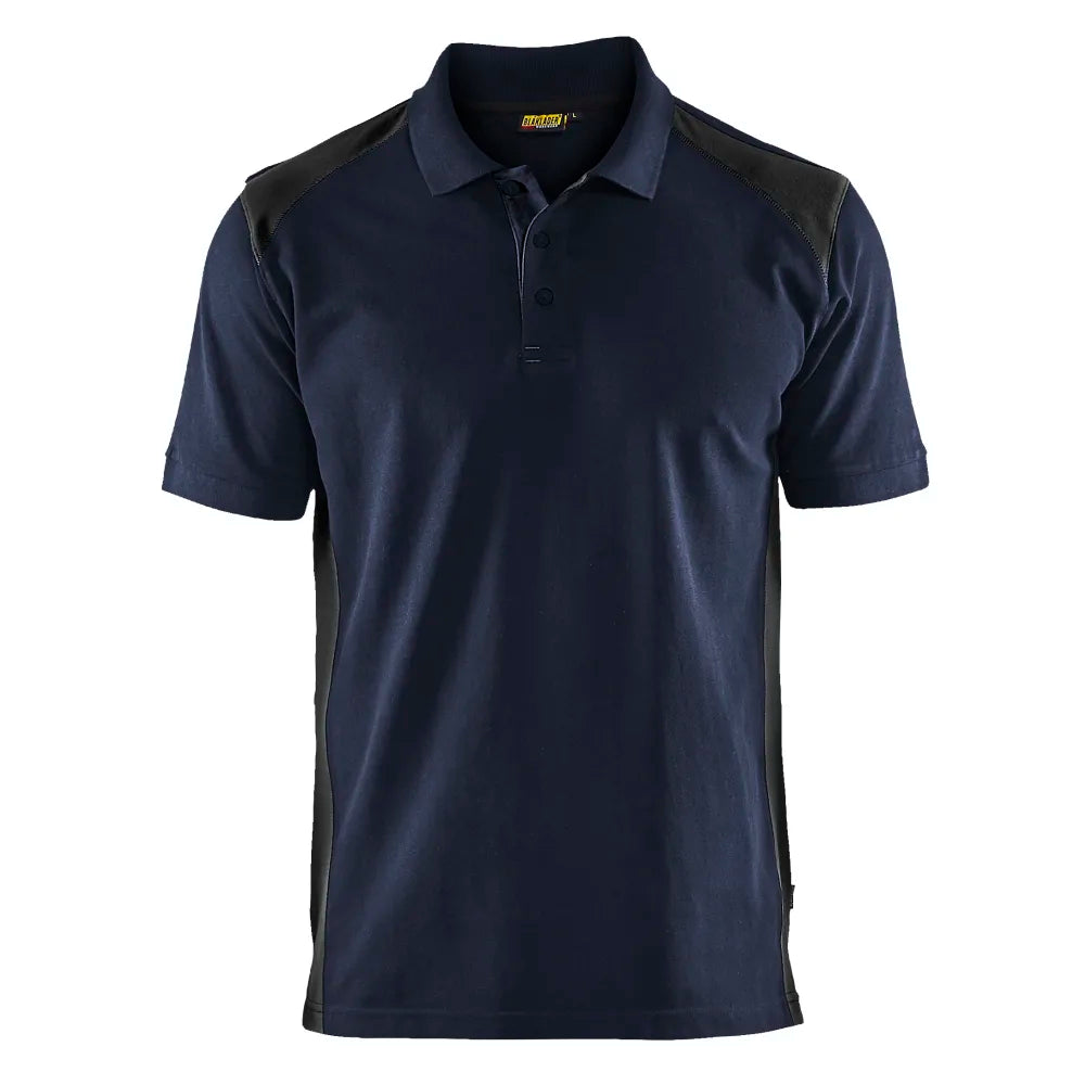 Blaklader 3324 1050 Piqué Polo Donker Marineblauw Zwart
