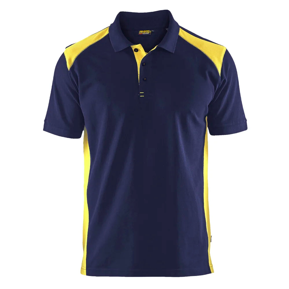 Blaklader 3324 1050 Piqué Polo Marine High Vis Geel