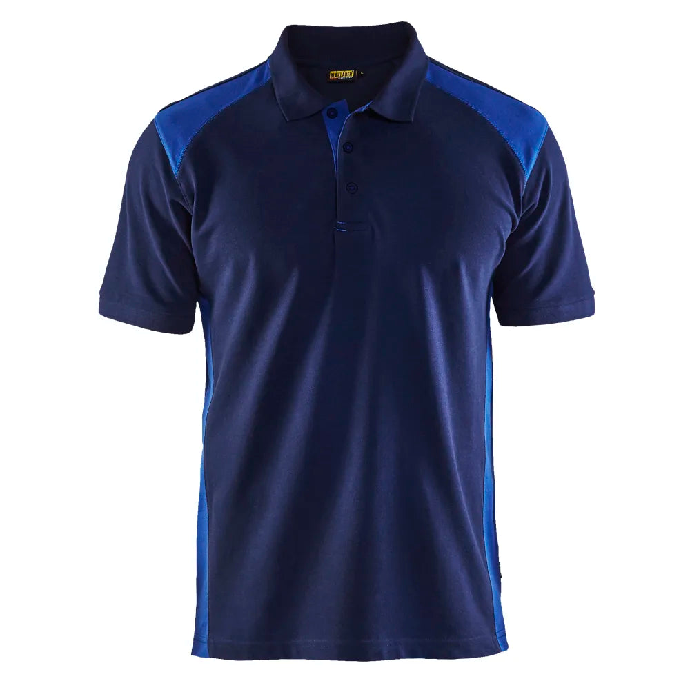 Blaklader 3324 1050 Piqué Polo Marineblauw Korenblauw