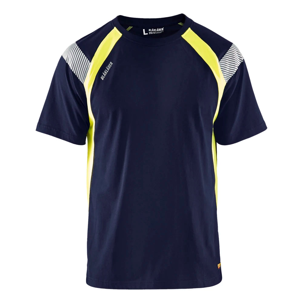 Blaklader 3332 1030 T-Shirt Visible Marine High Vis Geel