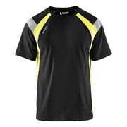 Blaklader 3332 1030 T-Shirt Visible Zwart High Vis Geel