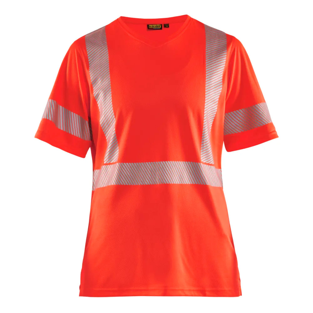 Blaklader 3336 1013 Dames Uv T-Shirt High Vis High Vis Rood