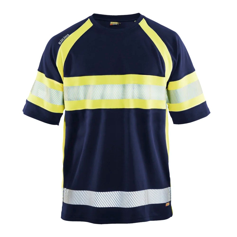 Blaklader 3337 1051 Uv-T-Shirt High Vis Marine High Vis Geel