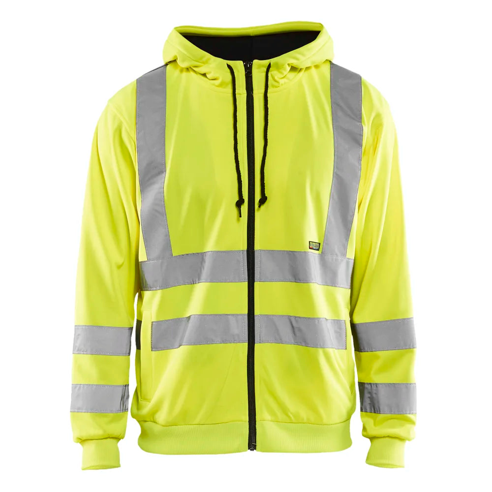 Blaklader 3346 1974 Hooded Sweatshirt Met Rits High Vis High Vis Geel