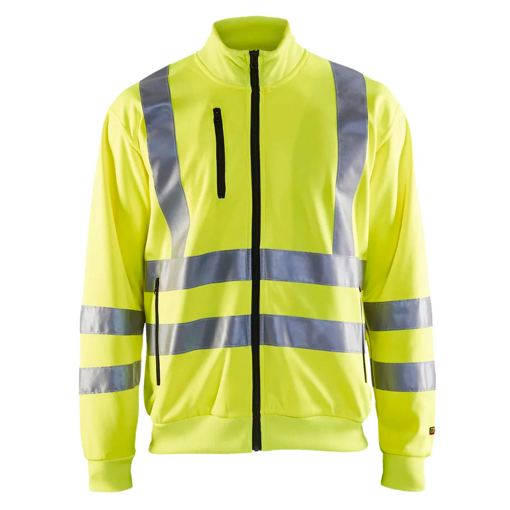 Blaklader 3358 1974 Sweatshirt Met Rits High Vis High Vis Geel