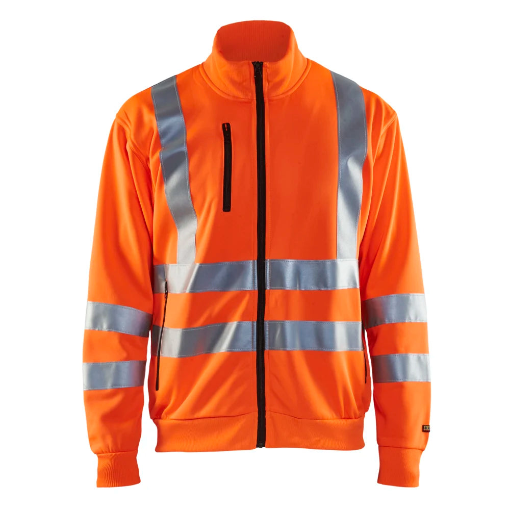 Blaklader 3358 1974 Sweatshirt Met Rits High Vis High Vis Oranje
