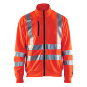 Blaklader 3358 1974 Sweatshirt Met Rits High Vis High Vis Rood