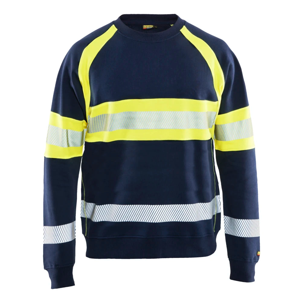 Blaklader 3359 1158 Sweatshirt High Vis Marine High Vis Geel