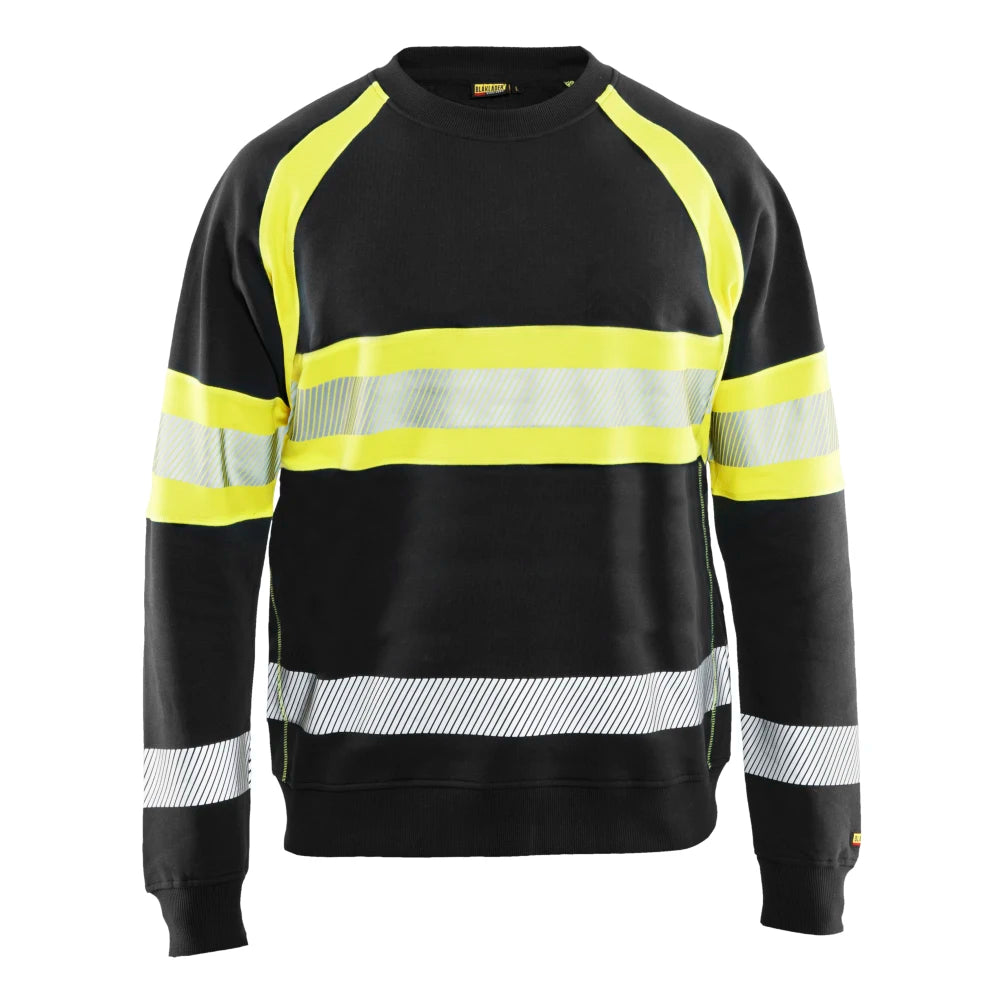Blaklader 3359 1158 Sweatshirt High Vis Zwart High Vis Geel