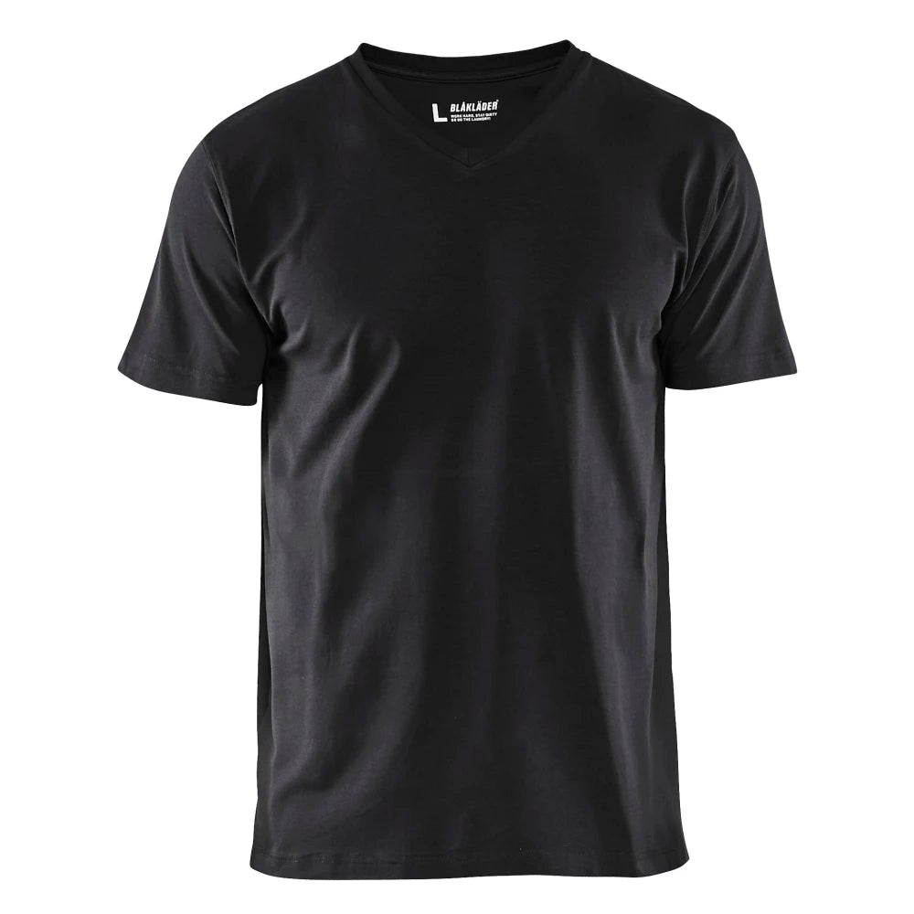 Blaklader 3360 1029 T-Shirt, V-Hals Zwart
