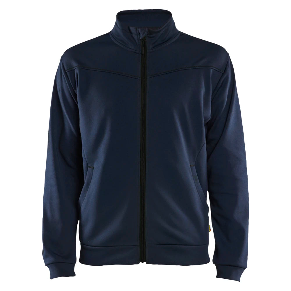 Blaklader 3362 2526 Service Sweatshirt Met Rits Donker Marineblauw Zwart