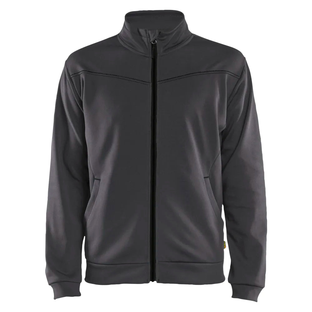 Blaklader 3362 2526 Service Sweatshirt Met Rits Medium Grijs Zwart