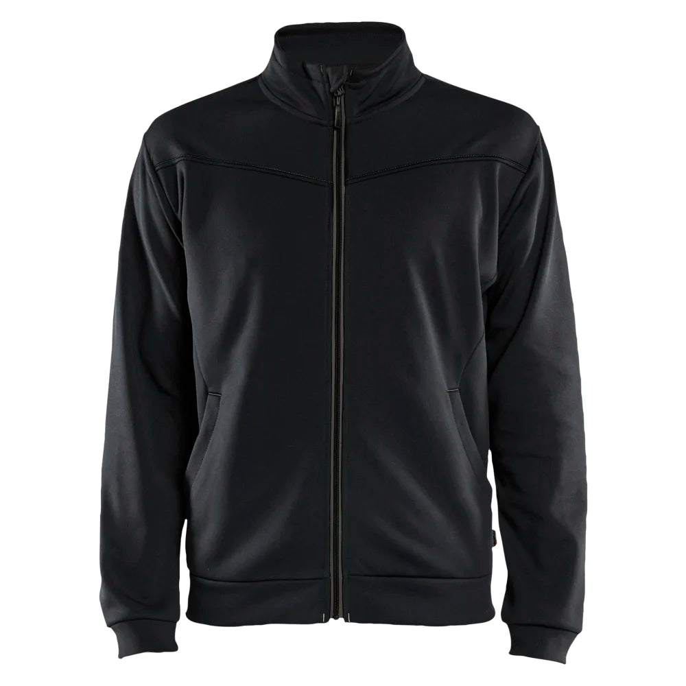 Blaklader 3362 2526 Service Sweatshirt Met Rits Zwart Donkergrijs