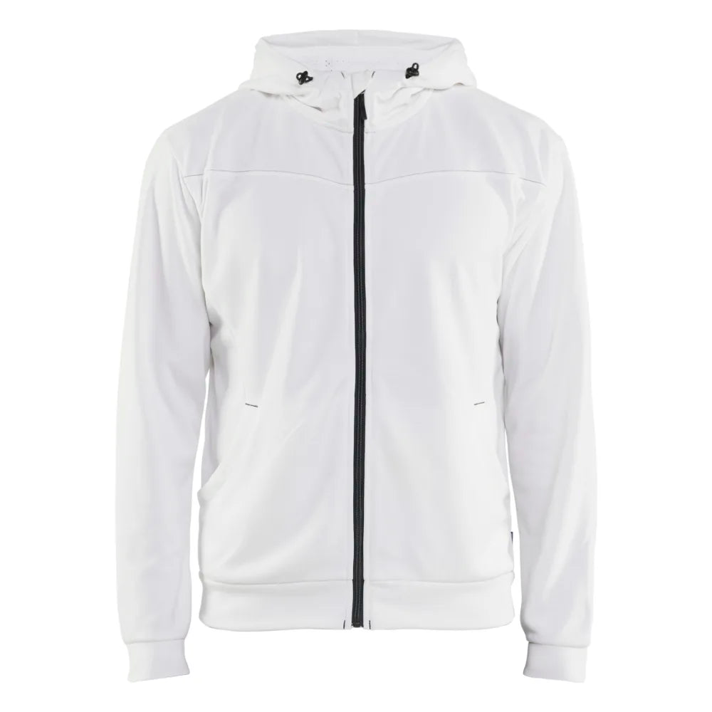 Blaklader 3363 2526 Hooded Sweatshirt Met Rits Wit Donkergrijs