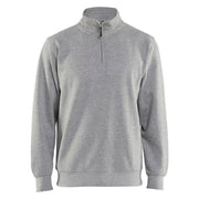 Blaklader 3365 1157 Sweatshirt Jersey 1/2 Rits Grijs Mêlee