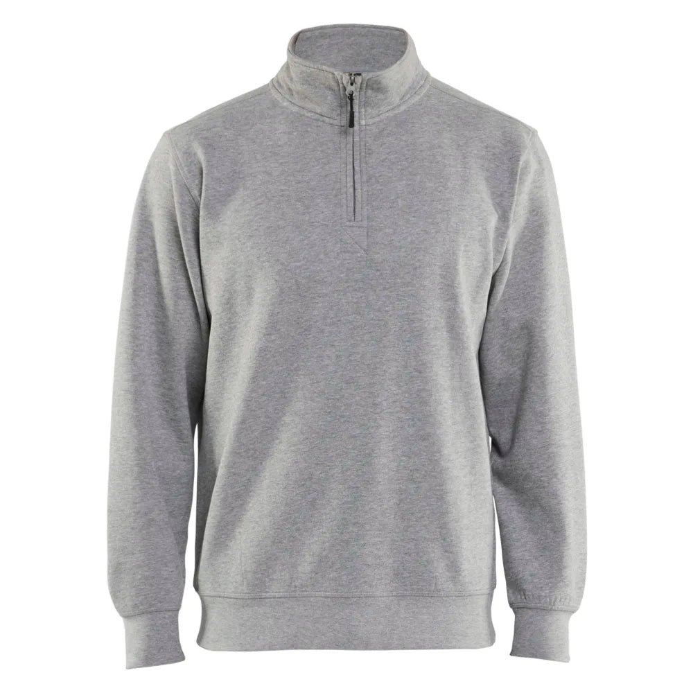 Blaklader 3365 1157 Sweatshirt Jersey 1/2 Rits Grijs Mêlee
