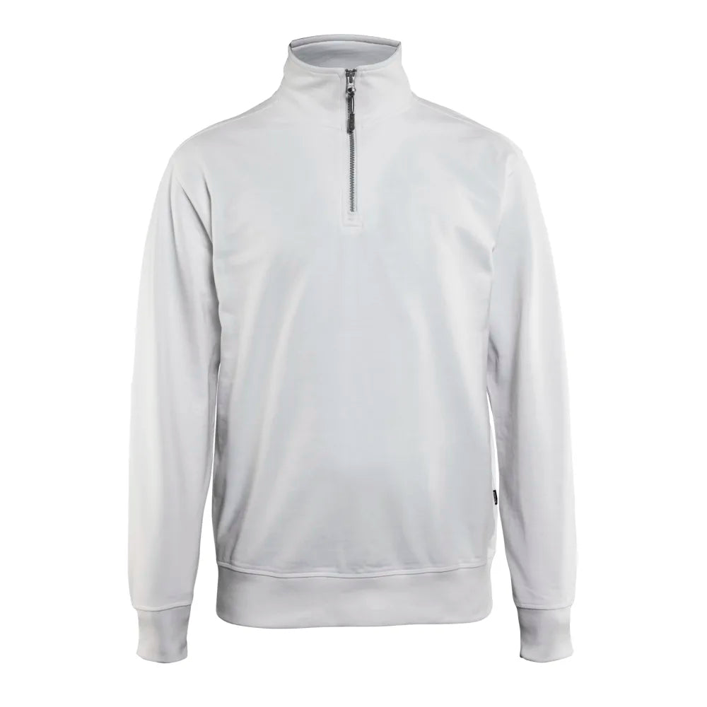 Blaklader 3369 1158 Sweatshirt Met Halve Rits Wit