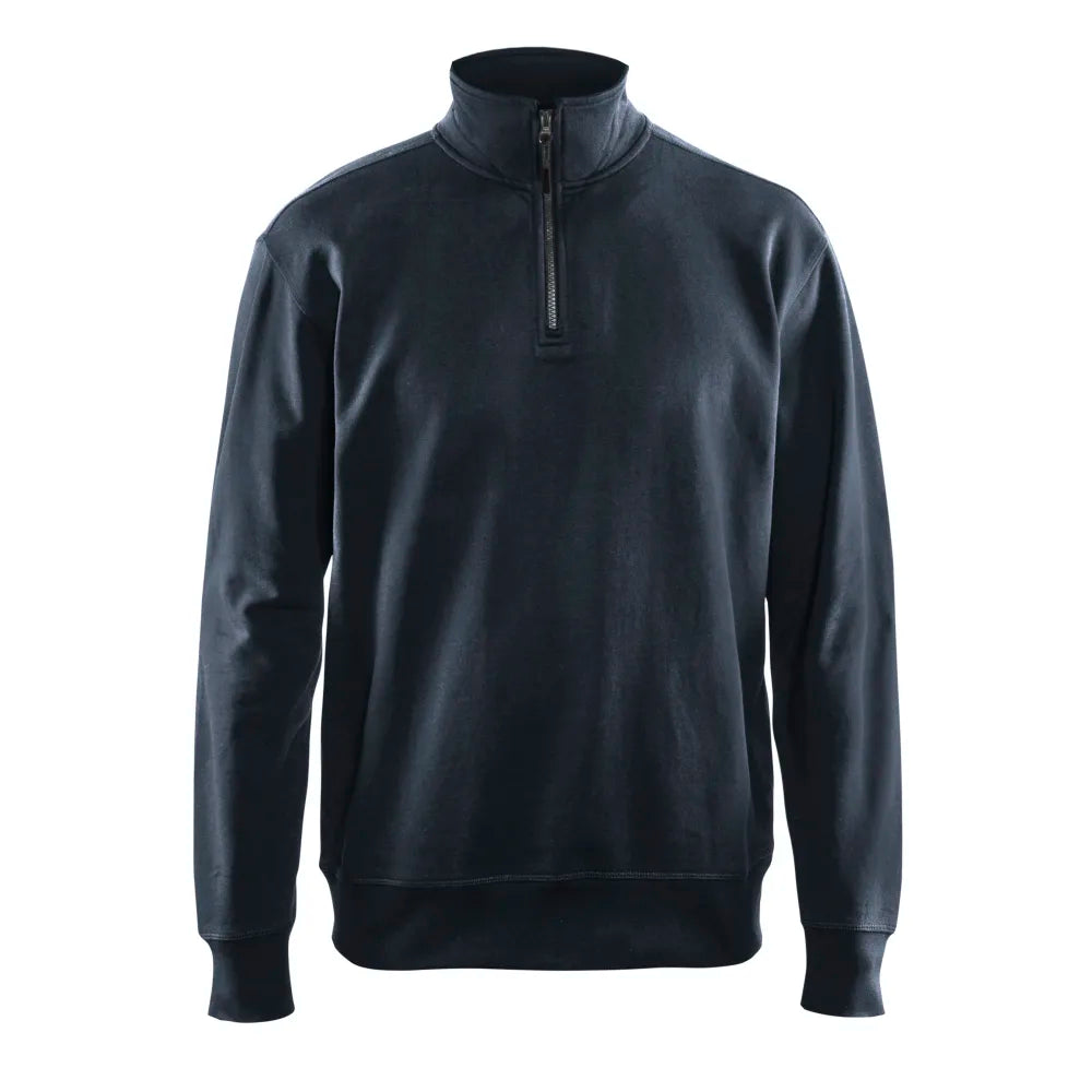 Blaklader 3369 1158 Sweatshirt Met Halve Rits Donker Marineblauw