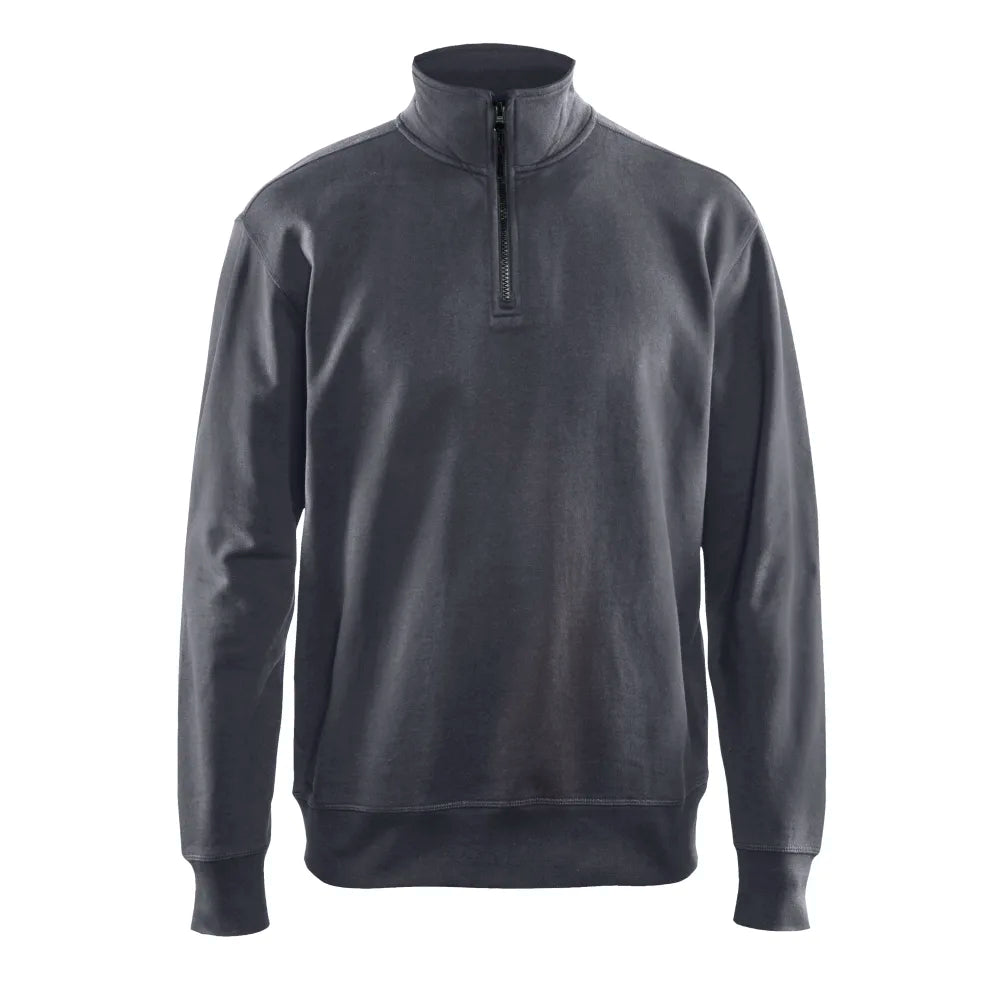Blaklader 3369 1158 Sweatshirt Met Halve Rits Medium Grijs