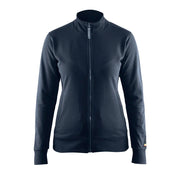 Blaklader 3372 1158 Dames Sweatshirt Met Rits Donker Marineblauw