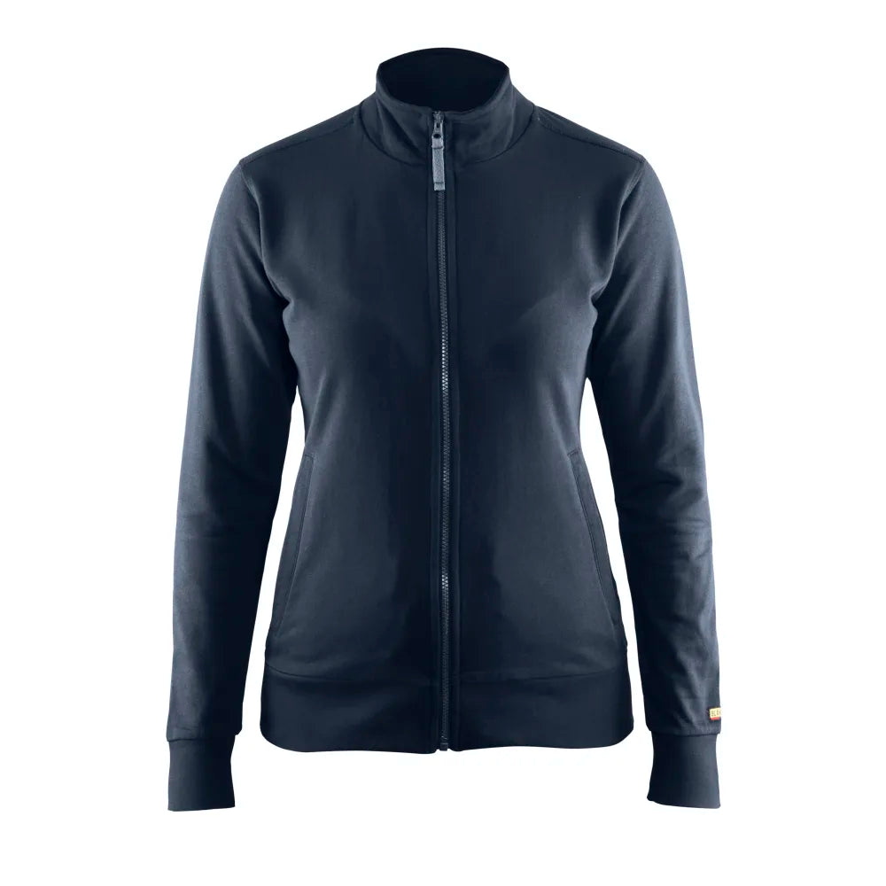 Blaklader 3372 1158 Dames Sweatshirt Met Rits Donker Marineblauw