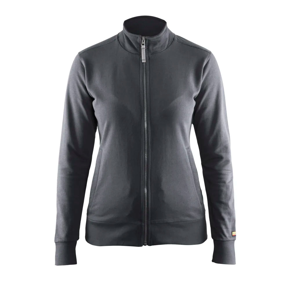 Blaklader 3372 1158 Dames Sweatshirt Met Rits Donkergrijs