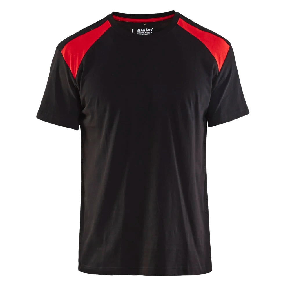 Blaklader 3379 1030 T-Shirt Zwart Rood