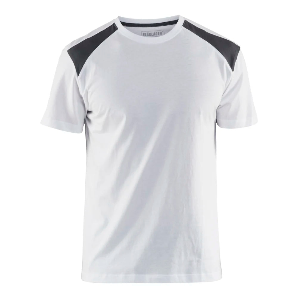 Blaklader 3379 1042 T-Shirt Bi-Colour Wit Donkergrijs