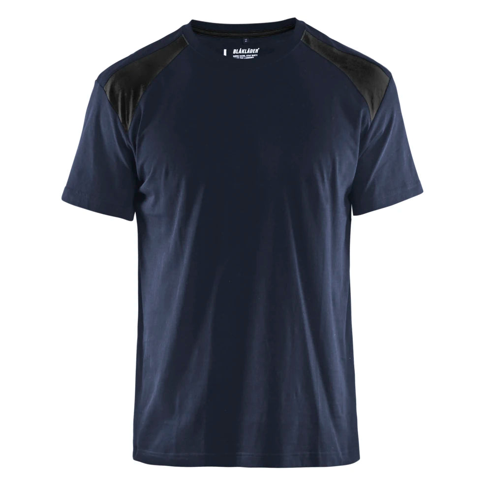 Blaklader 3379 1042 T-Shirt Bi-Colour Donker Marineblauw Zwart