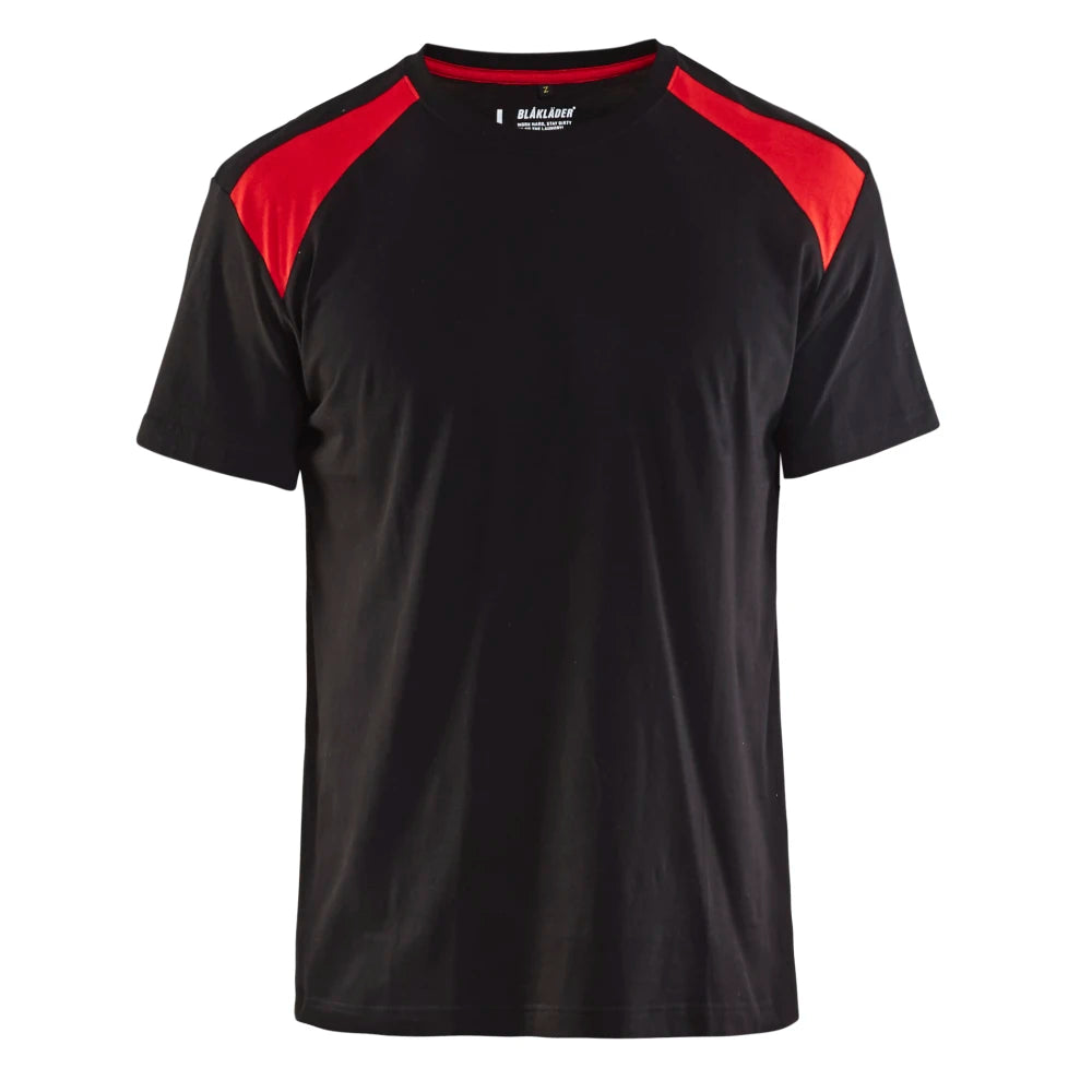 Blaklader 3379 1042 T-Shirt Bi-Colour Zwart Rood