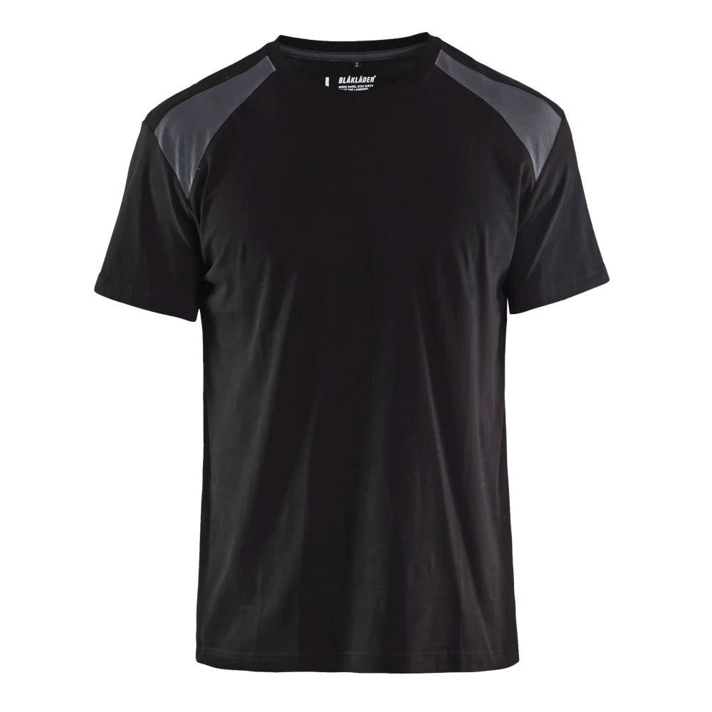 Blaklader 3379 1042 T-Shirt Bi-Colour Zwart Medium Grijs
