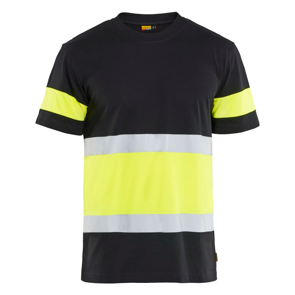 Blaklader 3387 1030 T-Shirt High Vis Zwart High Vis Geel